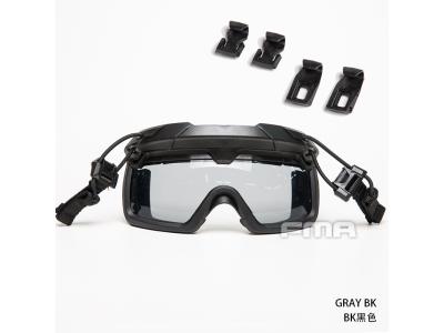 FMA Tactical Helmet Safety Goggles GRAY BK/DE/FG TB1333-BK-G